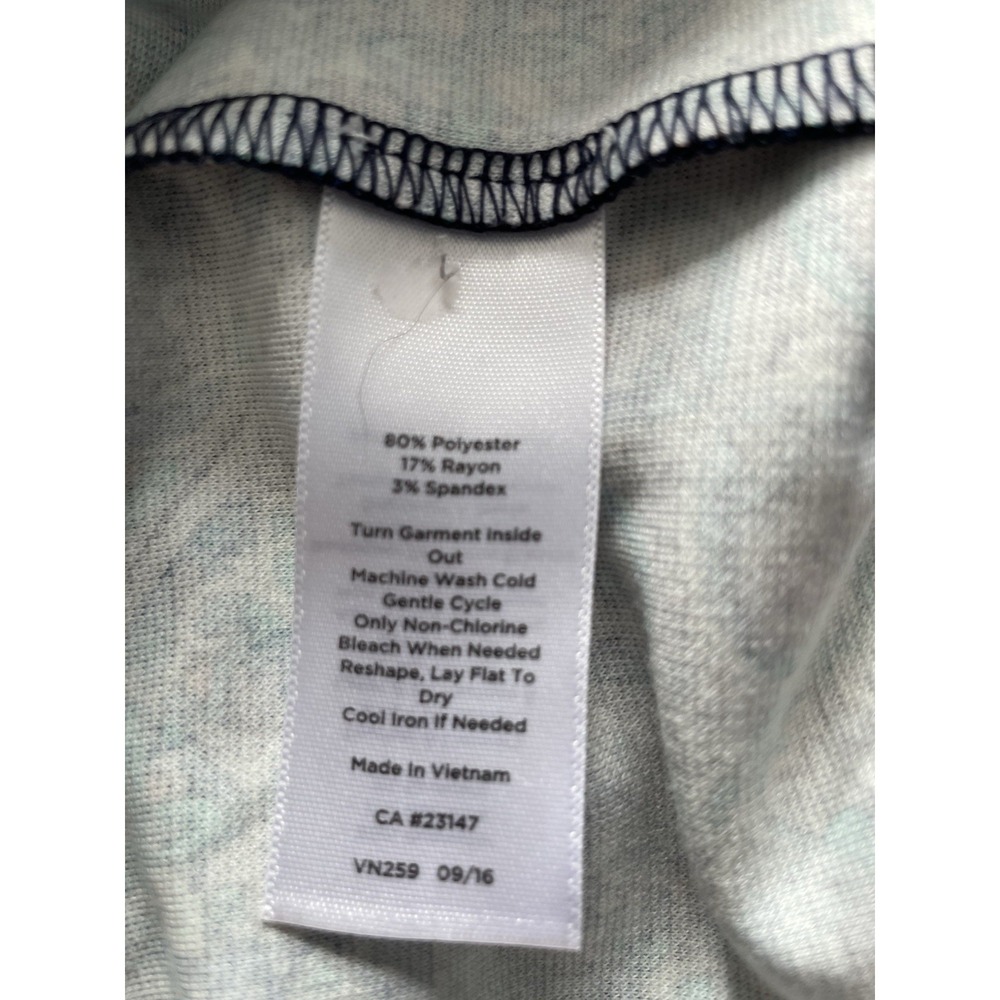 Talbots Womens Plus Size 2X Dress Blue Kaleidoscope Sleeveless Back Zip - Picture 6 of 9